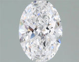 1.55ct Oval Lab Grown Diamond (Colour D, Clarity VS2, IGI Certified)